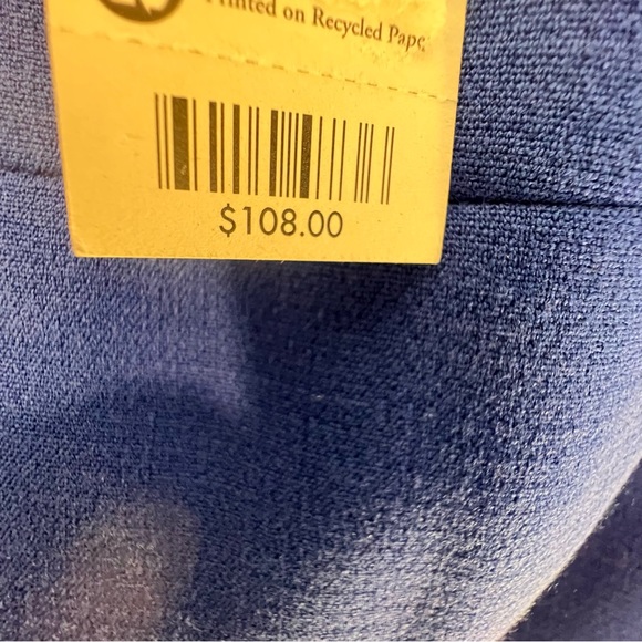 The Limited Royal Blue Short Sleeve Crew Neck Lined Knee  Length Sheath Dress 4 - Picture 9 of 11